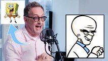 Tom Kenny (SpongeBob) Improvises 5 New Cartoon Voices