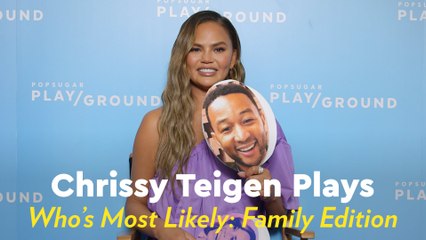 Chrissy Teigen Dishes on Her Family, From Who Snores the Loudest to Who's Most Likely to Be a Meme