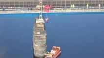 Drone footage of dramatic Carlisle Bridge rescue