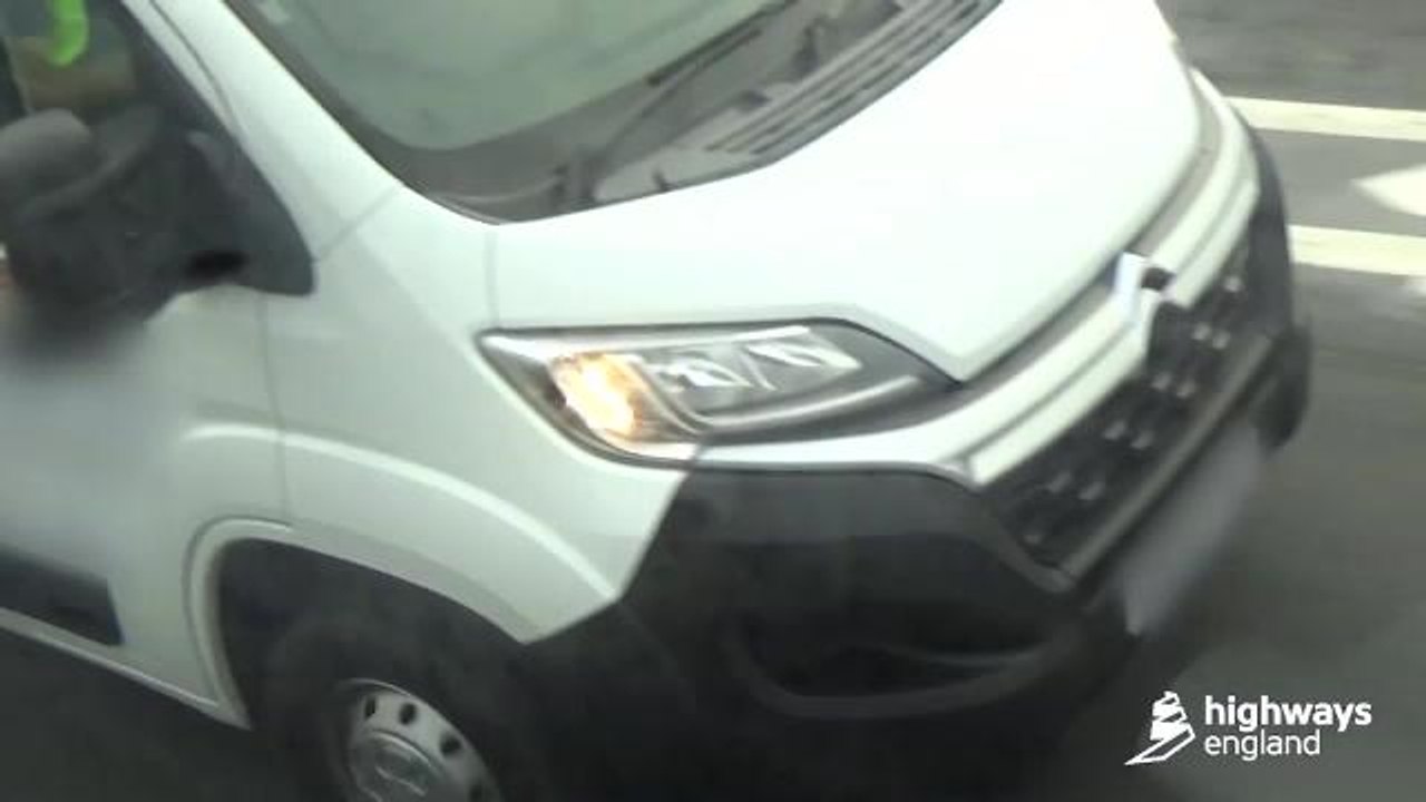 Truck Drivers Using Their Mobile Phones While Driving