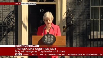 Theresa May BBC footage