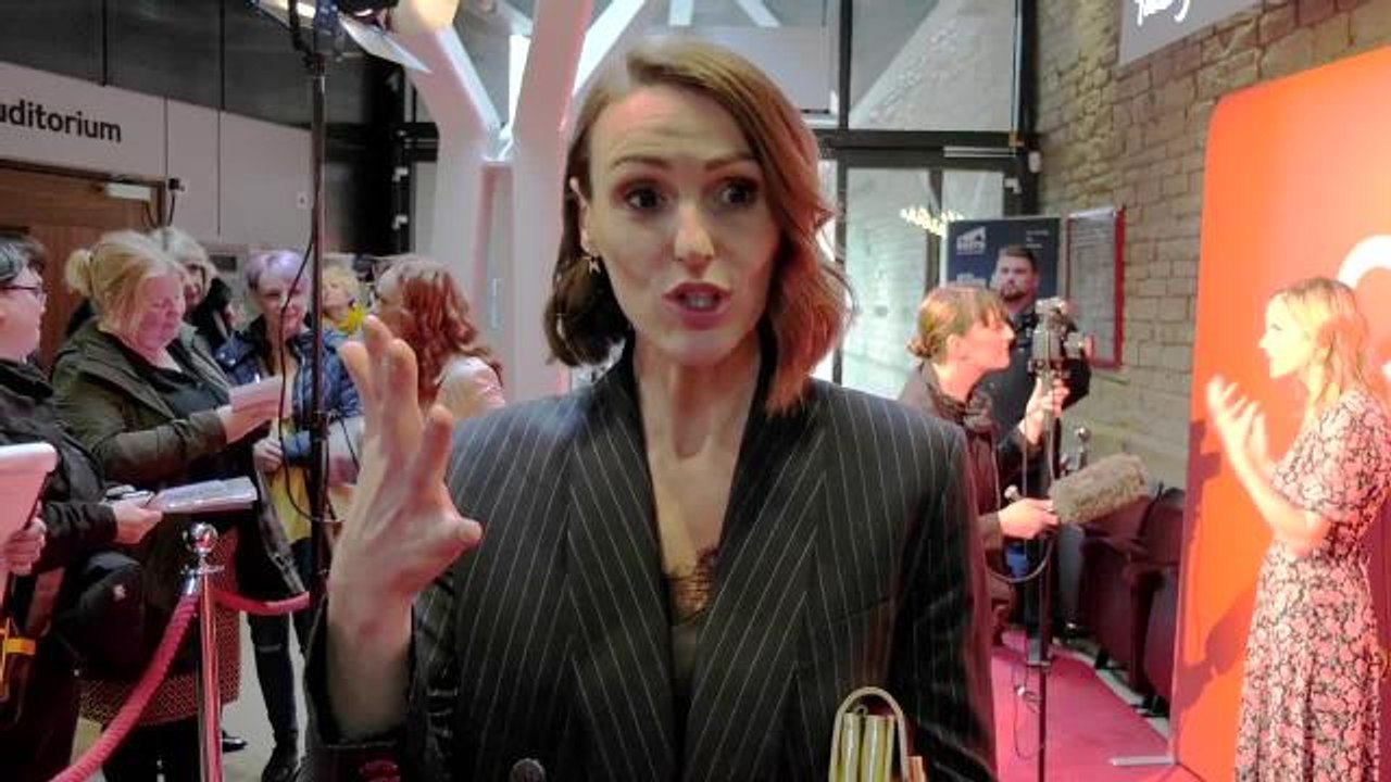 Suranne Jones talk to Calderdale Council about Gentleman Jack at the BBC Premiere. Film credit: Calderdale Council.