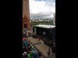 Gary Lightbody performs at the 'Lyra's Walk' peace rally.