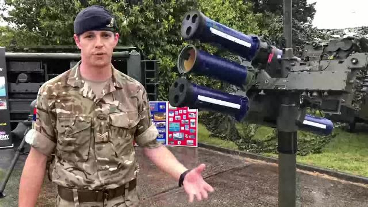 Army reserve recruitment event in Cosham