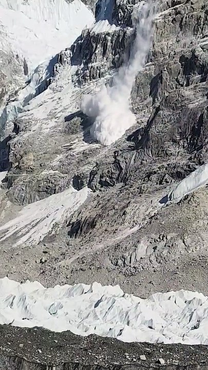 Avalanche sur le mont Everest