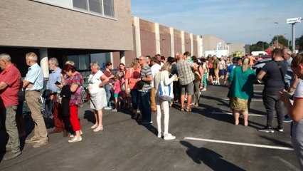La foule était au rendez-vous pour l'inauguration du Colruyt de Mouscron