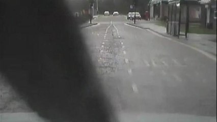 Police footage of driver pursuit