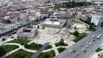 Sivas kent meydanındaki binalar tarihi dokuya uyarlandı