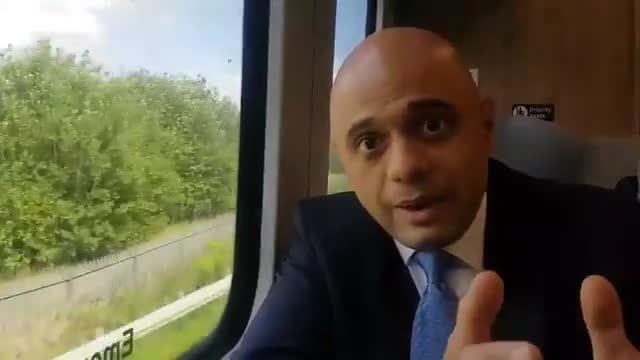 Sajid Javid speaks to the Yorkshire Post