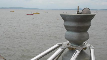Morecambe's Time and Tide bell is officially launched