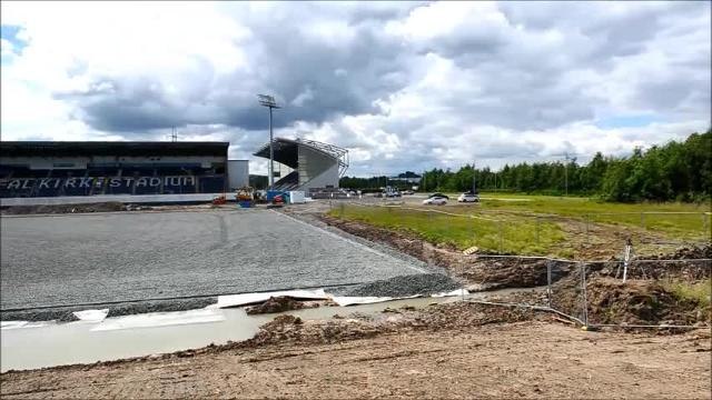 Falkirk FC new pitch 090619