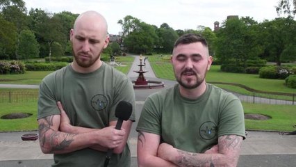 Kieran White and Jordan Grice discuss their fund-raiser