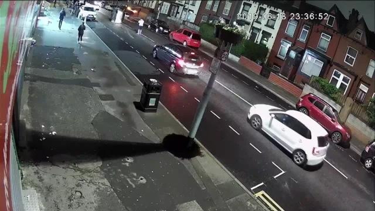 Shocking crash