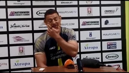Hull FC's Mark Minichiello ahead of his 400th career game