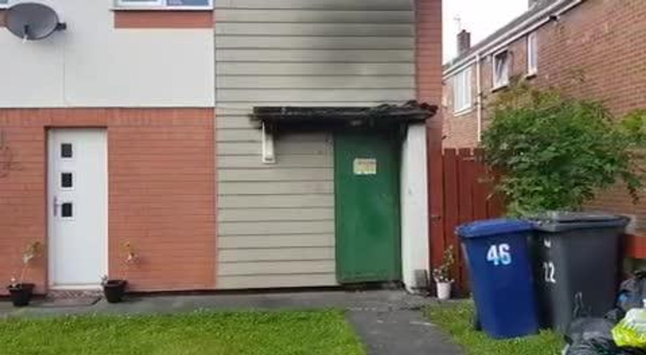 Belloc Avenue fire aftermath