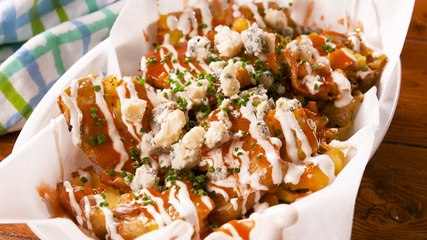 These Buffalo Smashed Potatoes Are Unbelievably Good