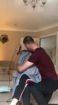 Sam and mum Matilda have their heads shaved