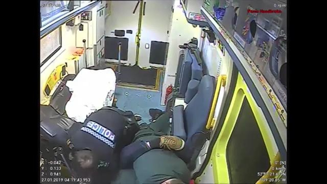 Paramedic attack video