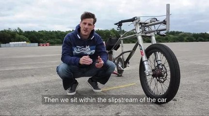 World bike speed record test Elvington