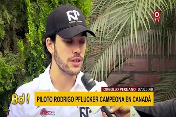 Rodrigo Pflucker cada vez más cerca de consagrarse campeón de automovilismo