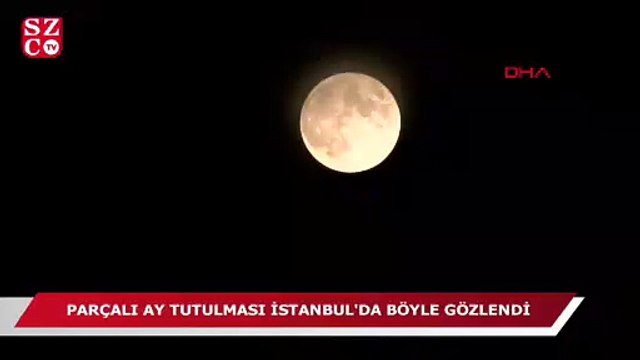 Büyüleyici gök olayı: Parçalı Ay tutulması