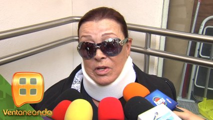 ¡SALIÓ DEL HOSPITAL!  Apenas fue dada de alta y Sylvia Pasquel ya quiere regresar a trabajar.