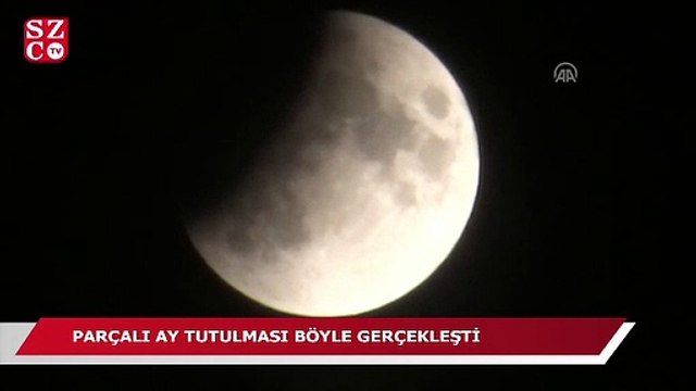 Ay tutulması gerçekleşti