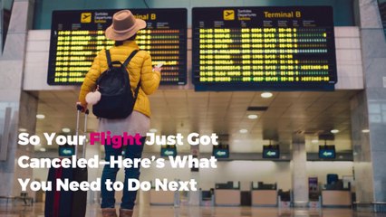 So Your Flight Just Got Canceled—Here’s What You Need to Do Next