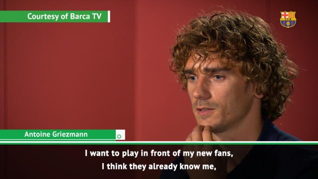 Griezmann excited to play in front of Barcelona fans