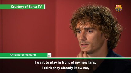 Video herunterladen: Griezmann excited to play in front of Barcelona fans