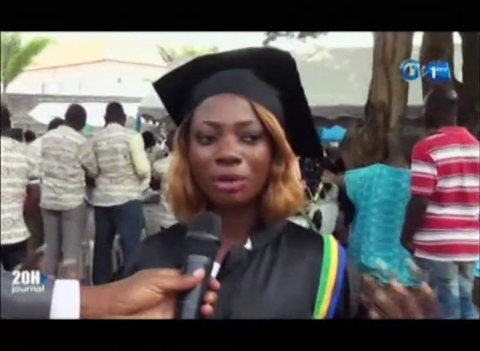 RTG/Cérémonie de remise de parchemin de la 49 ème promotion de l’école nationale de commerce à Port gentil