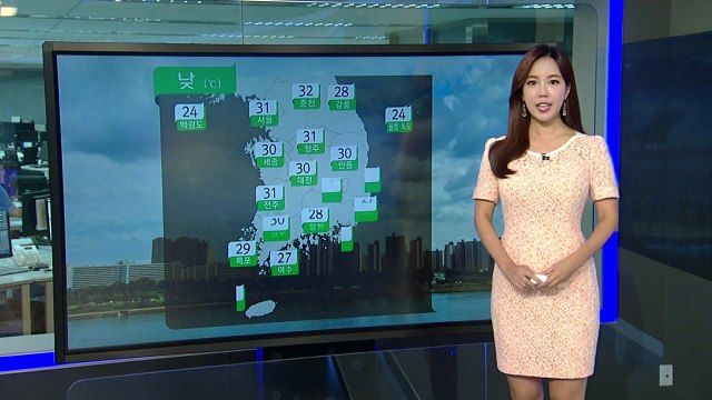 [날씨] 중부 무더위 속 소나기...남부 장마전선 북상 / YTN
