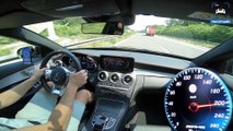 NEW! Mercedes AMG C43 C Class TOP SPEED on AUTOBAHN by AutoTopNL