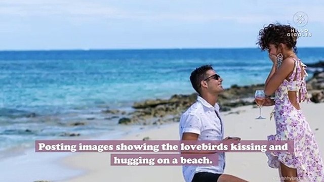 Sarah Hyland and Wells Adams are engaged, and her ring could probably sink ships