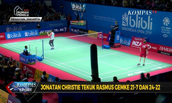 Jonatan Christie & Anthony Ginting Lolos Babak Kedua Indonesia Open 2019