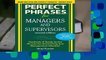 [GIFT IDEAS] Perfect Phrases for Managers and Supervisors, Second Edition (Perfect Phrases Series)