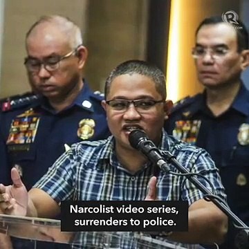 Peter Joemel Advincula, man who claims to be Bikoy, surrenders