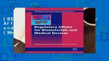 [BEST SELLING]  Regulatory Affairs for Biomaterials and Medical Devices (Woodhead Publishing