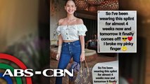 Pia Wurtzbach, tuloy ang trabaho kahit may injury sa daliri | UKG