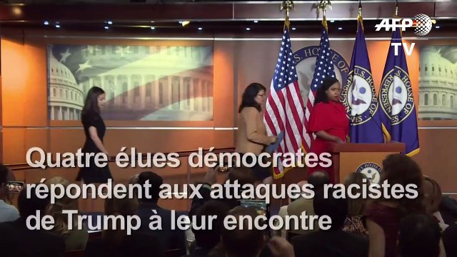 Quatre élues démocrates répondent aux attaques de Trump