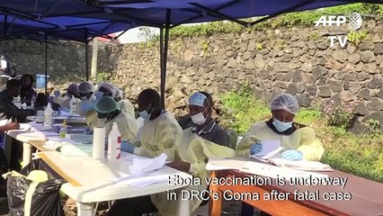 WHO holds vaccination campaign in Goma after Ebola patient death