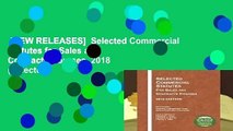 [NEW RELEASES]  Selected Commercial Statutes for Sales and Contracts Courses, 2018 (Selected