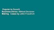 Popular to Favorit  Business Ethics: Ethical Decision Making   Cases by John Fraedrich