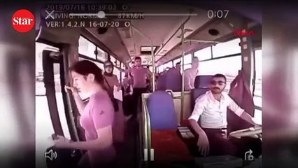Genç kız halk otobüsünde ölüme böyle gitti