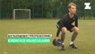 Entraînement de football professionnel: exercices de tonification musculair