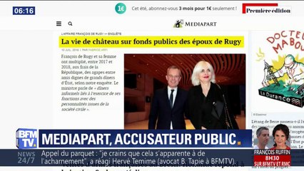 Télécharger la video: Démission de Rugy: Mediapart, accusateur public