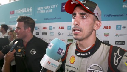 Formula E in New York City - Sebastien Buemi Reaction