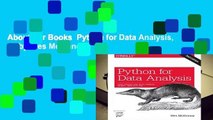 About For Books  Python for Data Analysis, 2e by Wes Mckinney