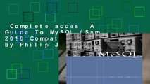 Complete acces  A Guide To MySQL (Sam 2010 Compatible Products) by Philip J. Pratt
