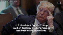 Trump Claims Progress With Iran Is Made